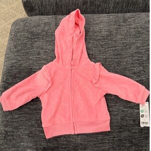 Carter's Pink Heart Hoodie for Kids